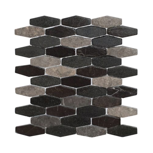 Honeycomb Tile in Mountain Mix - Sealed