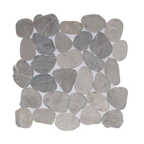 XL Wave Tile in Grey Cloud - Natural