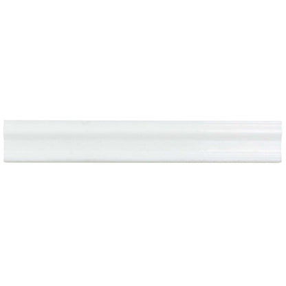 The Finish Line in Regency White Chair Rail Natural Stone