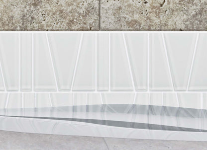 Splash in Fringe White Coral