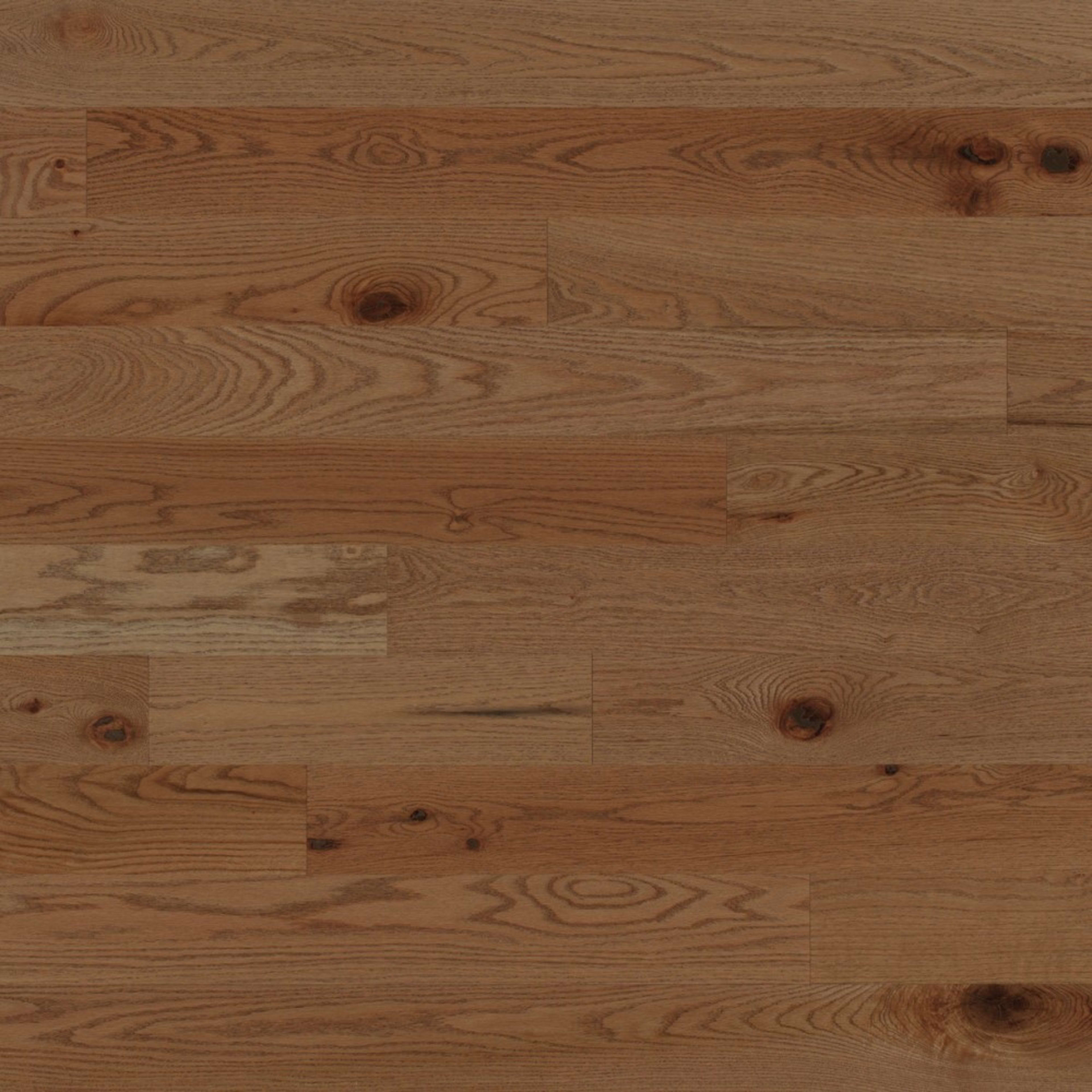 Escape Engineered - Red Oak in Carmel - 4" Hardwood