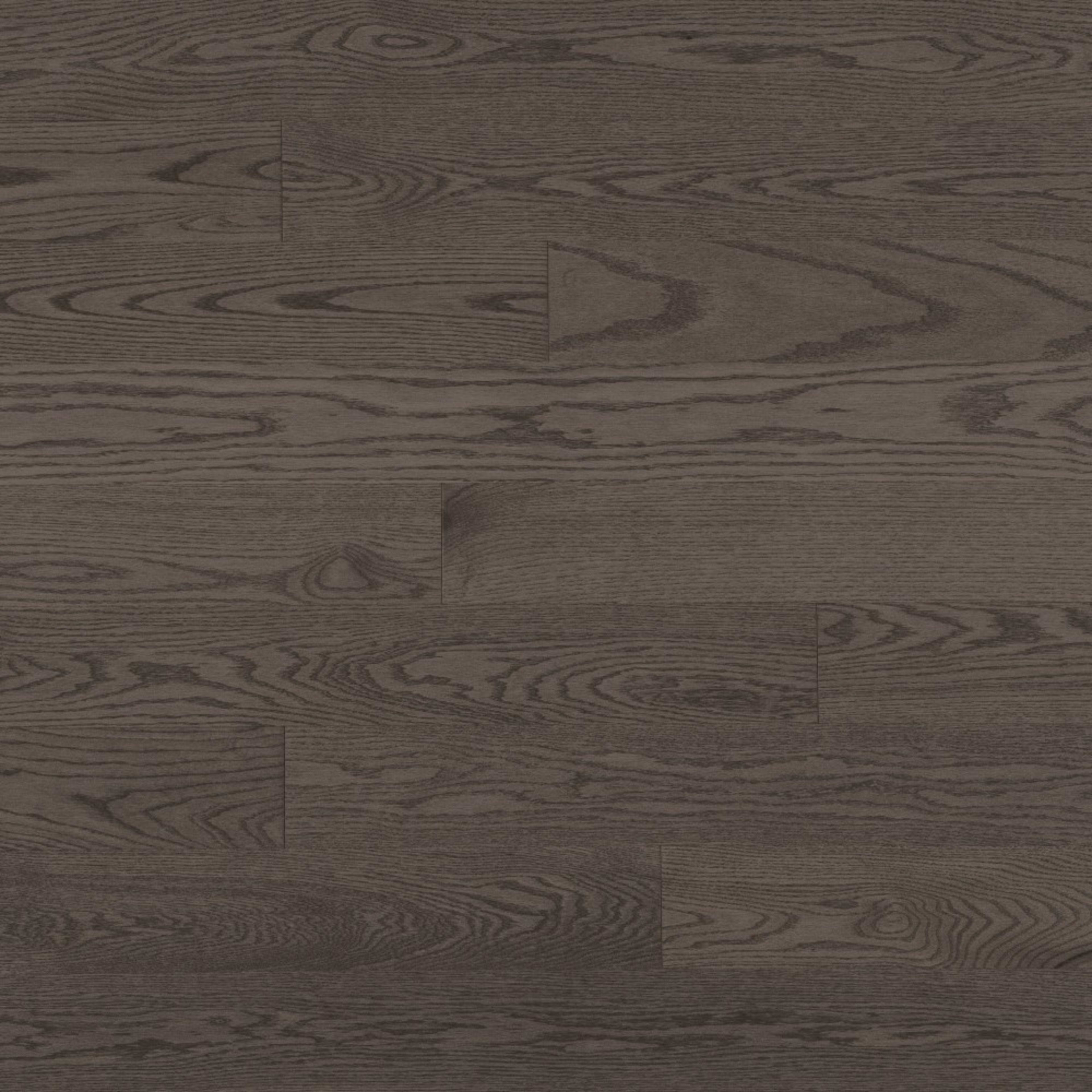 Admiration Engineered - Red Oak in Charcoal - 6 1/2" Smooth Hardwood