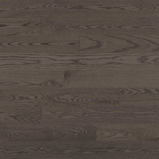 Admiration Engineered - Red Oak in Charcoal - 3 1/4" Smooth Hardwood