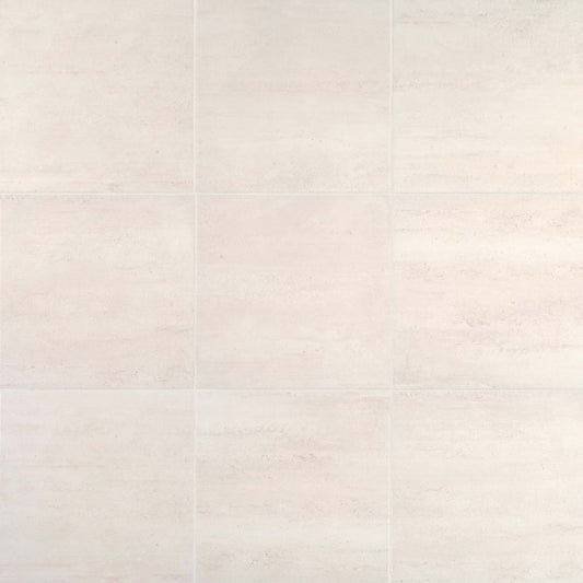 Cove Creek in Off White 18x18 Tile
