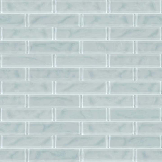 CARDINAL 3X12 ARTISAN GLASS in Cloud Tile