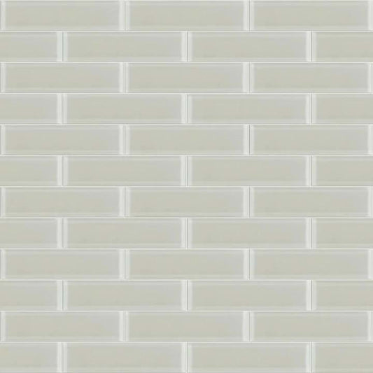 CARDINAL 3X12 GLASS in Mist Tile