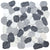 Cultura in Spring 12" X 12" Pebble On Mesh Natural Stone