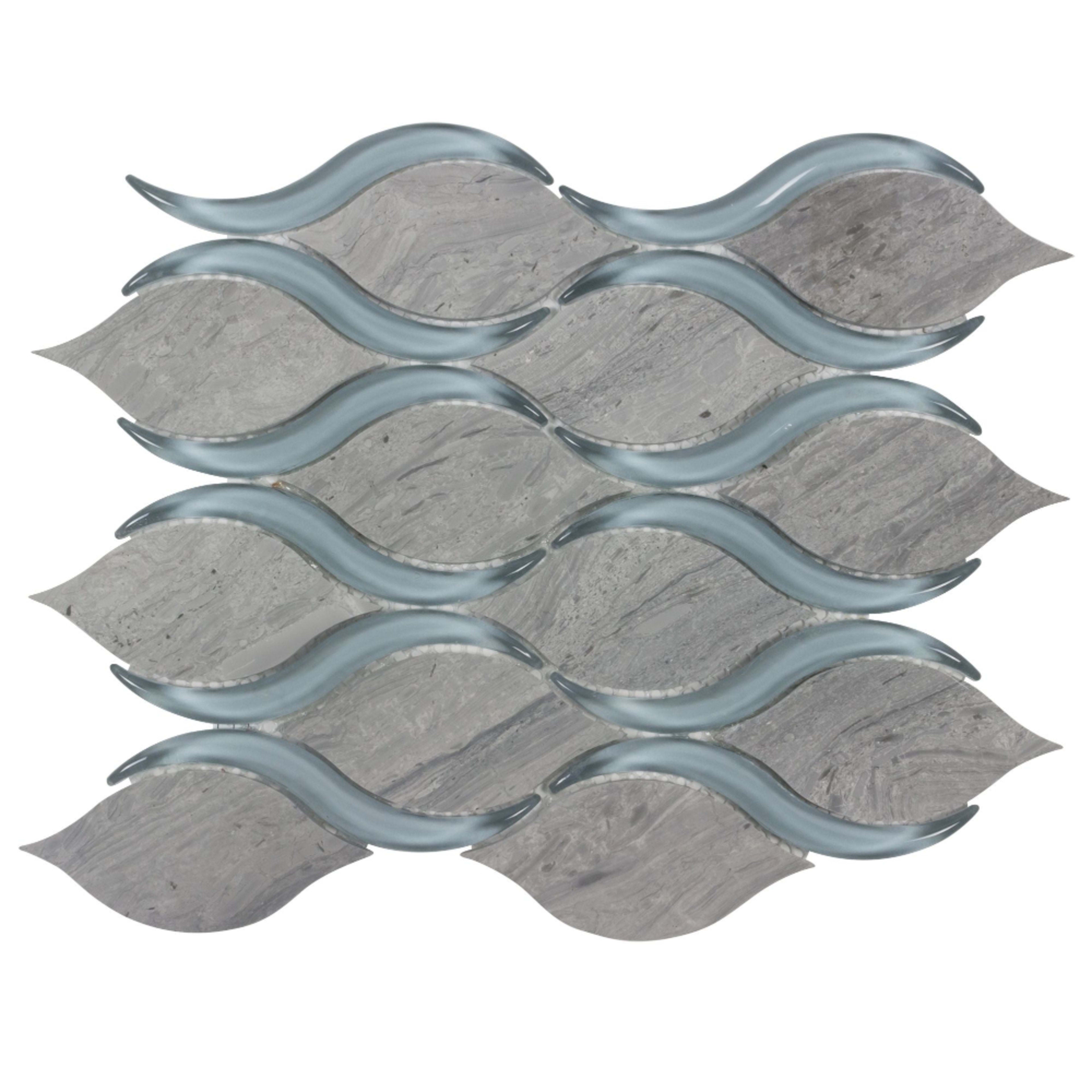 Euphoria in Ambiance Serenity Glass Tile