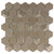 Monet Magic in Champagne Hex Glass Tile