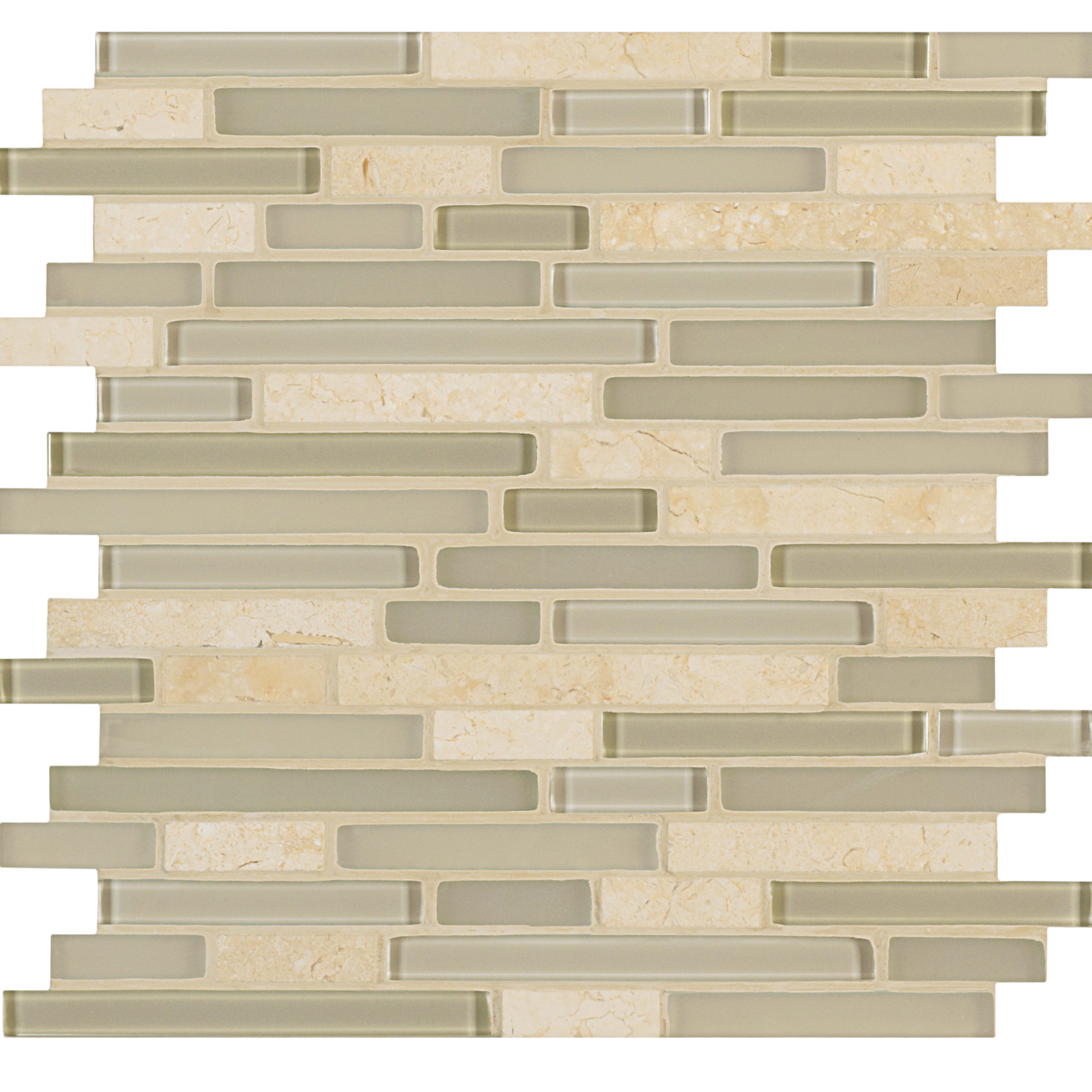 Ebb and Flow in Moon And Stars Linear Mix Glass Tile