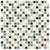 Ebb and Flow in Wind And Rain .5"x.5" Glass Tile