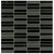 Ebb and Flow in Cinders And Smoke .5"x3" Glass Tile