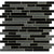 Ebb and Flow in Cinders And Smoke Linear Mix Glass Tile