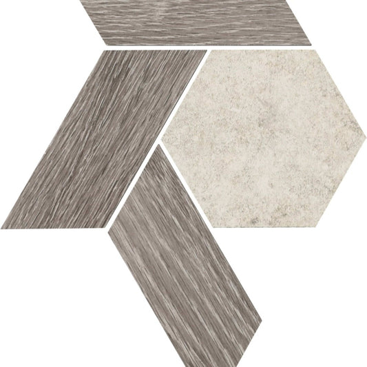 Orleans in Gray & Ivory Mosaic Tile