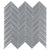 Seasons in Wind Herringbone Glass Tile