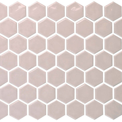 Regina in Sand Mosaic Hexagon Tile