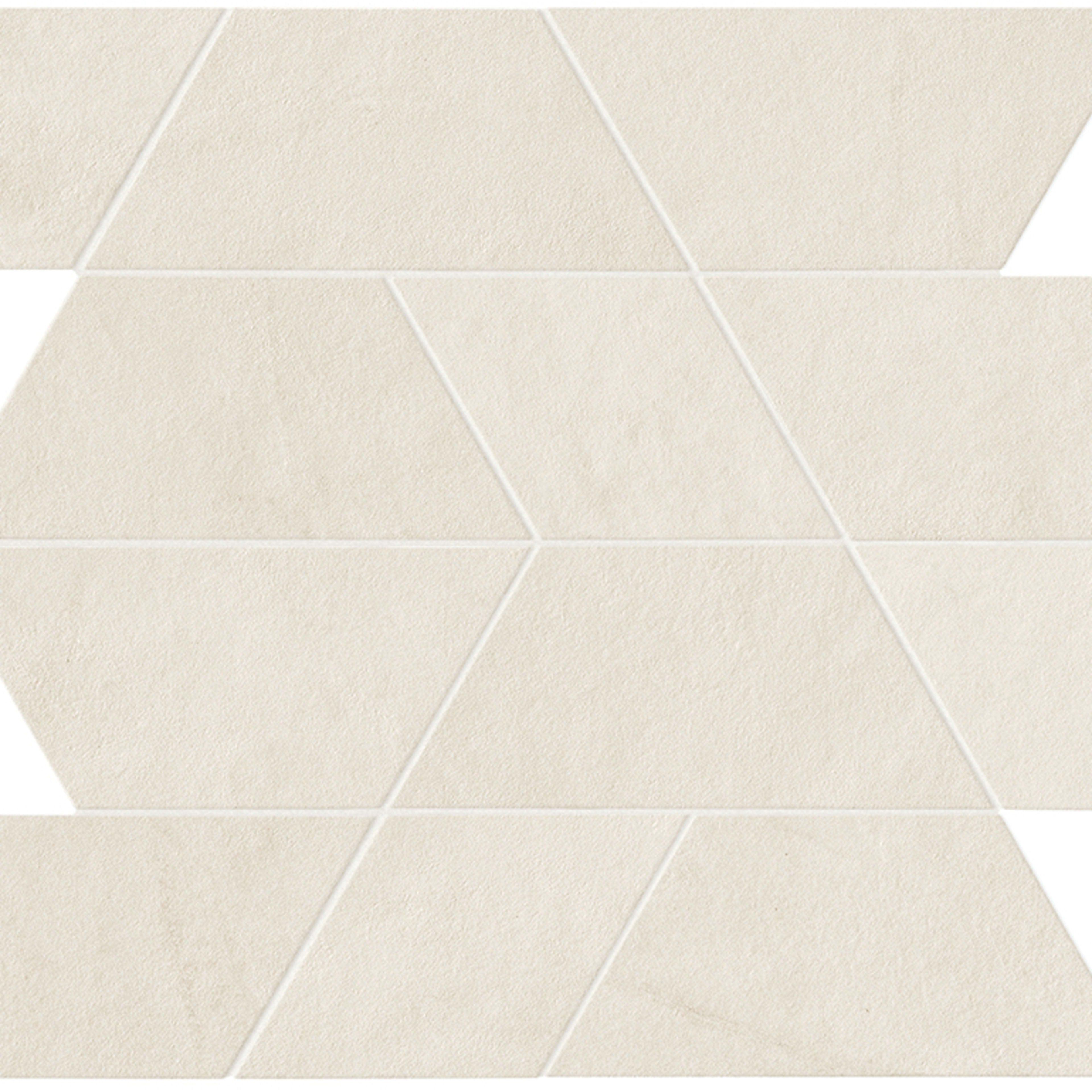 Spectrum in White Mosaic 14x12 Matte Tile