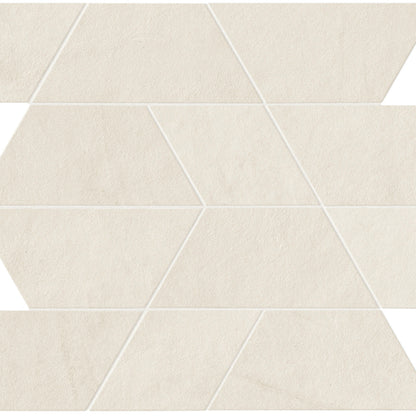 Spectrum in White Mosaic 14x12 Matte Tile