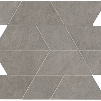 Spectrum in Grey Mosaic 14x12 Matte Tile