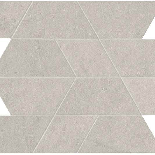 Spectrum in Light Grey Mosaic 14x12 Matte Tile
