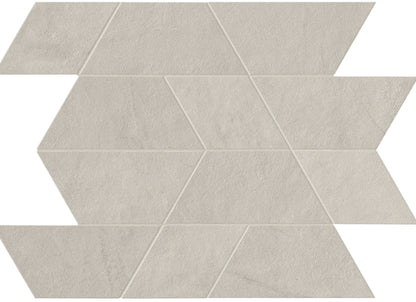 Spectrum in Light Grey Mosaic 14x12 Matte