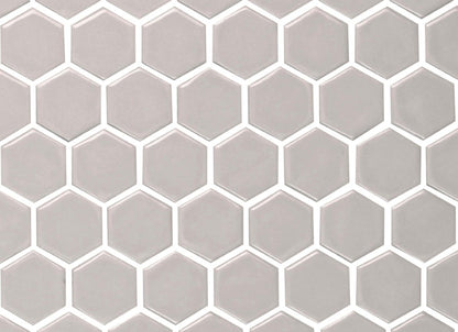 Regina in Light Gray Mosaic Hexagon