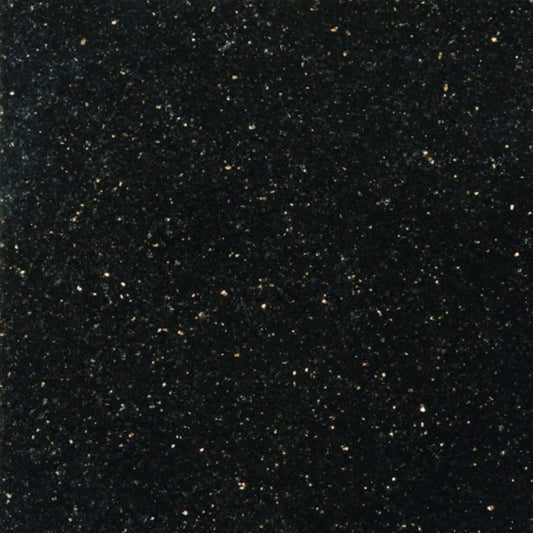 Granite in Galaxy Black 12"x12" Natural Stone