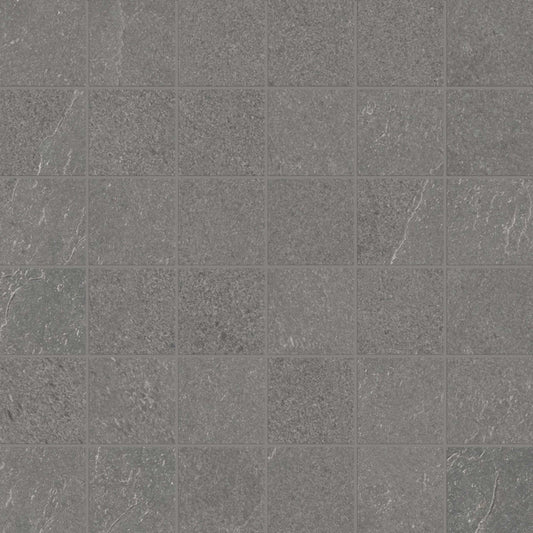Niles in Dark Grey Mosaic 2x2 Tile