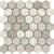 Metro in Cream - Hexagon Large Honed Natural Stone