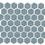 Regina in Light Blue Mosaic Hexagon Tile
