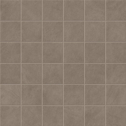 Spectrum in Brown Mosaic 2x2 Tile
