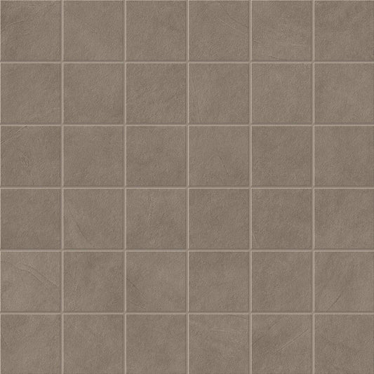 Spectrum in Brown Mosaic 2x2 Tile