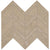 Gallery in Beige Mosaic Chevron Tile