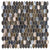 Royal Gems in Regal Tigers Eye Glass Tile