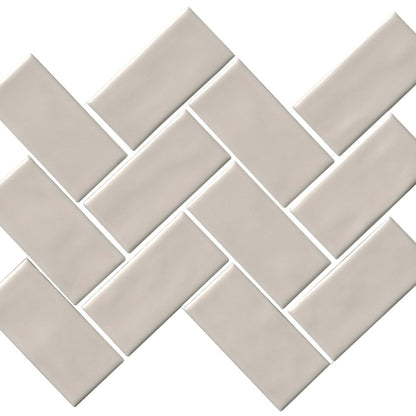 Regina in Sand Mosaic Herringbone Tile