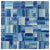 Splash in Neptune Blocks Glass Tile