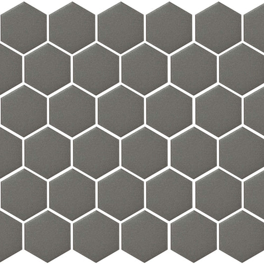 Back to Basics in Taupe Mosaic Hexagon Tile
