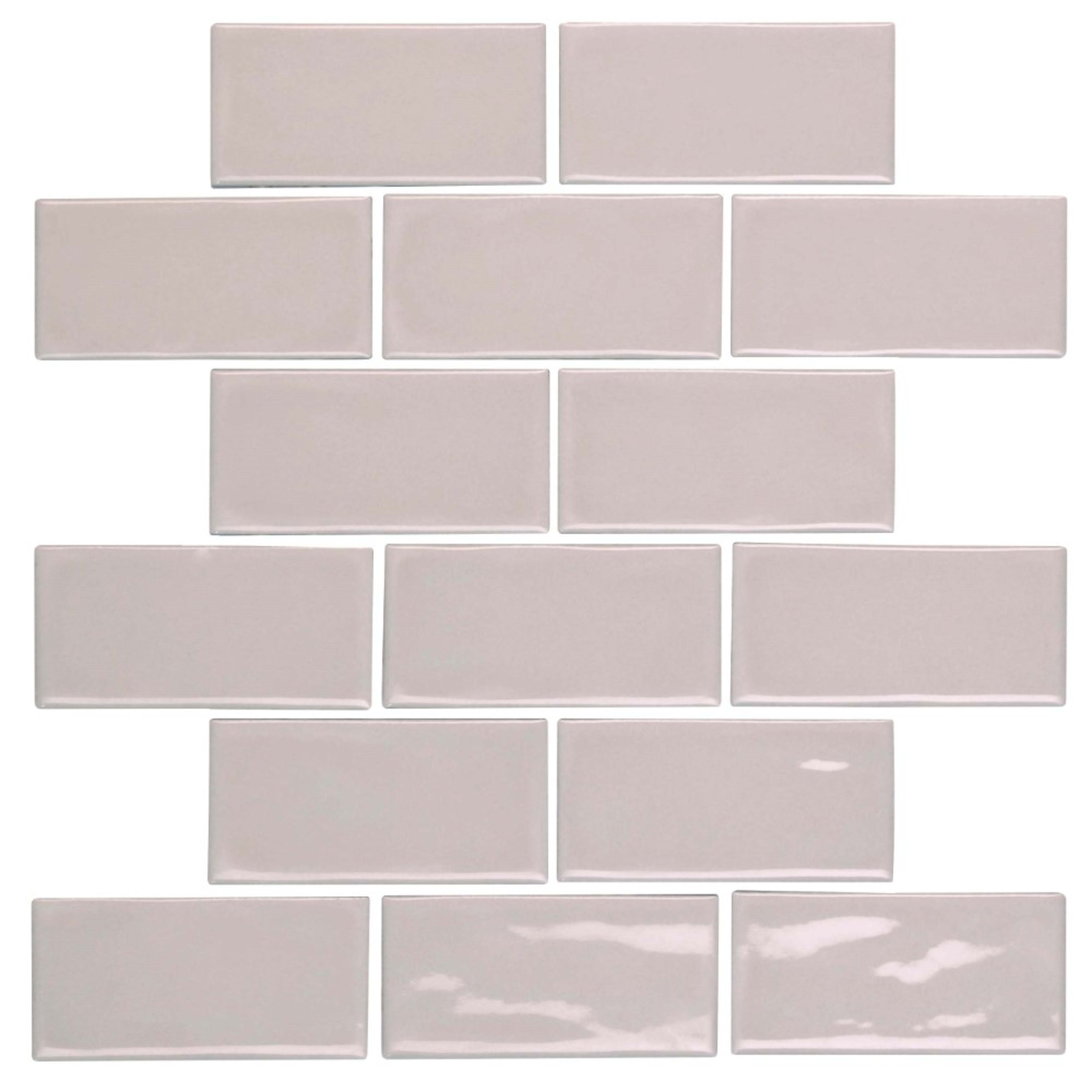 Regina in Sand Mosaic Brick-Joint Tile