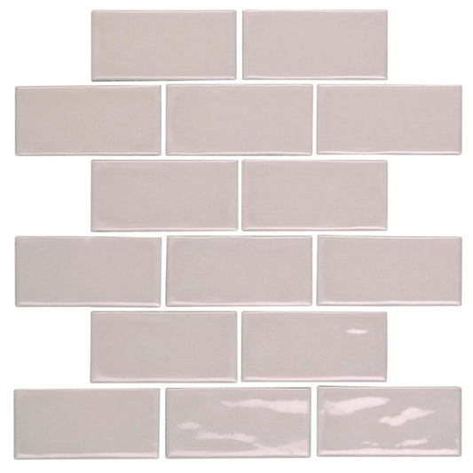 Regina in Sand Mosaic Brick-Joint Tile