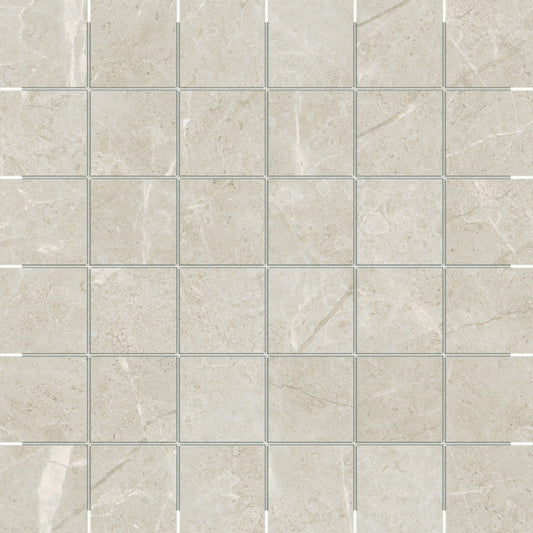 Chateau in Wheatfield Mosaic Tile