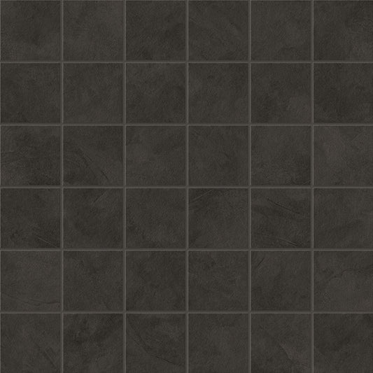 Spectrum in Black Mosaic 2x2 Tile