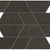 Spectrum in Black Mosaic 14x12 Satin Tile