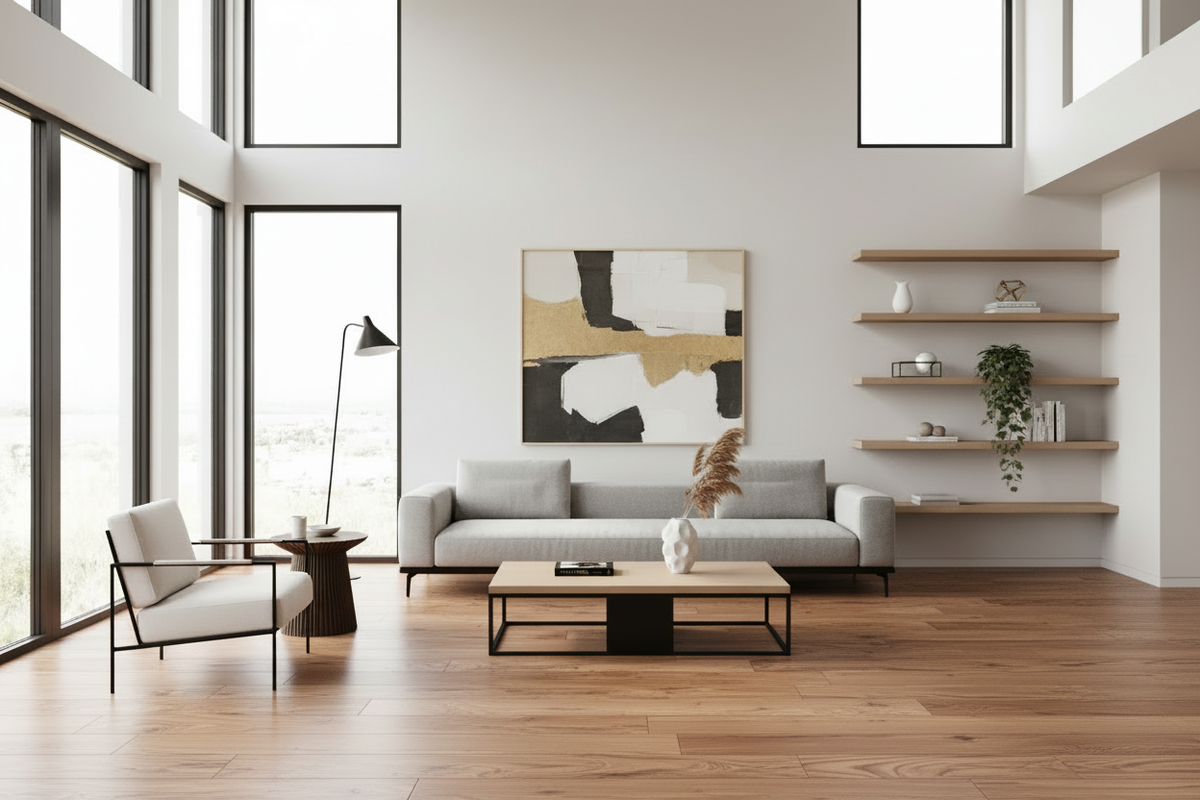 make the floor hardwood