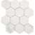 Corona Deluxe in Natural - 4" Hex Mosaic Tile