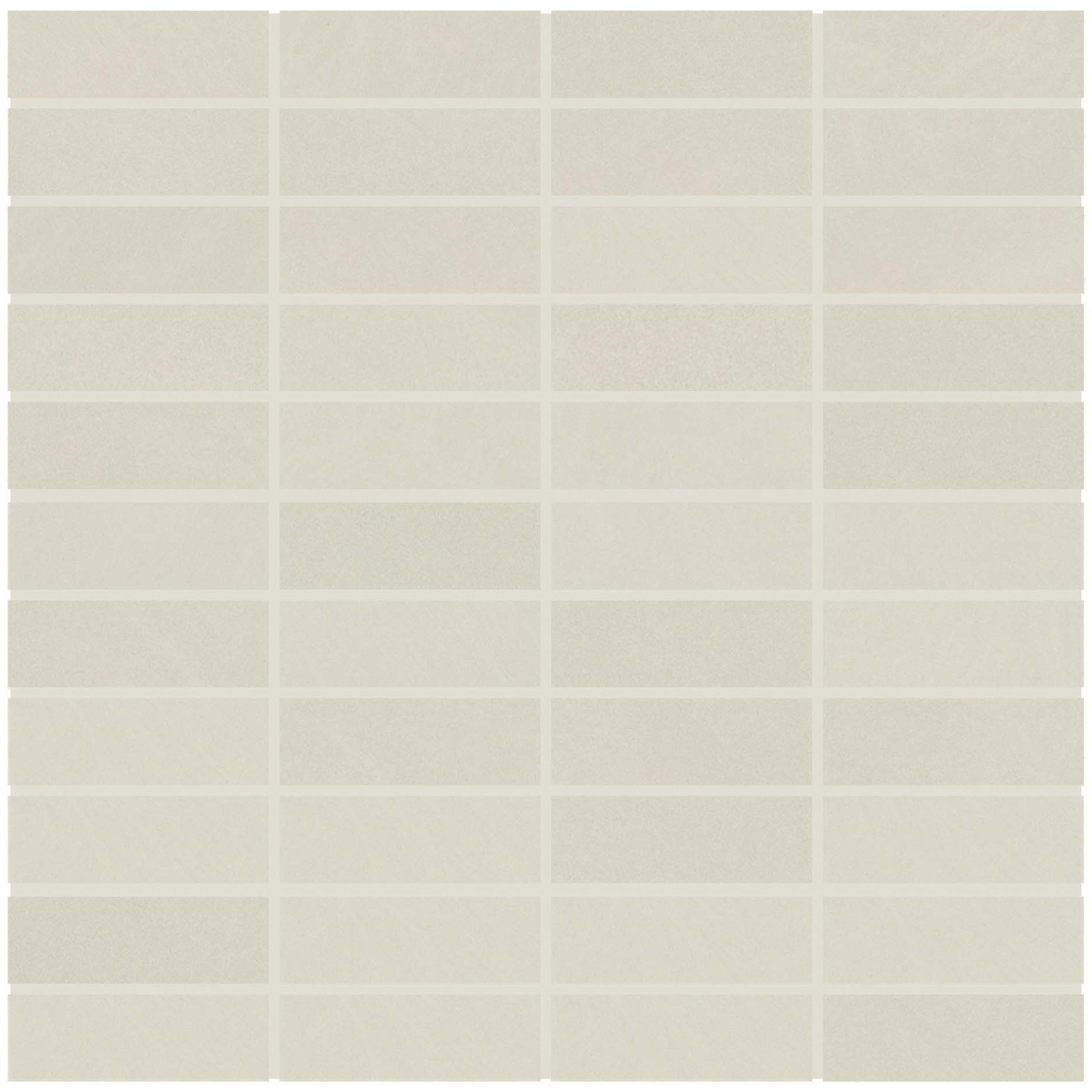 Rift in White Mosaic Stacked Tile