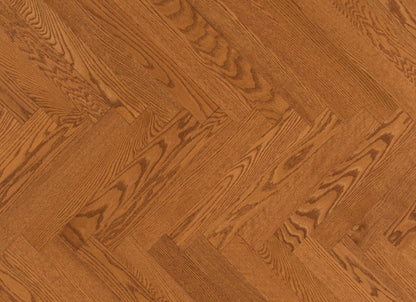 Admiration Engineered - Red Oak in Nevada - 5" Herringbone Smooth