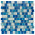 Splash in Aegean Glass Tile