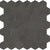 Niles in Black Mosaic 2" Hex Tile