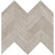 Gallery in Light Gray Mosaic Chevron Tile