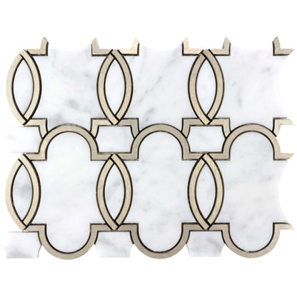 Panache in Gilt Garland Natural Stone